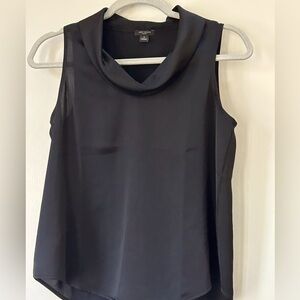 Ann Taylor 
Black sleeveless blouse